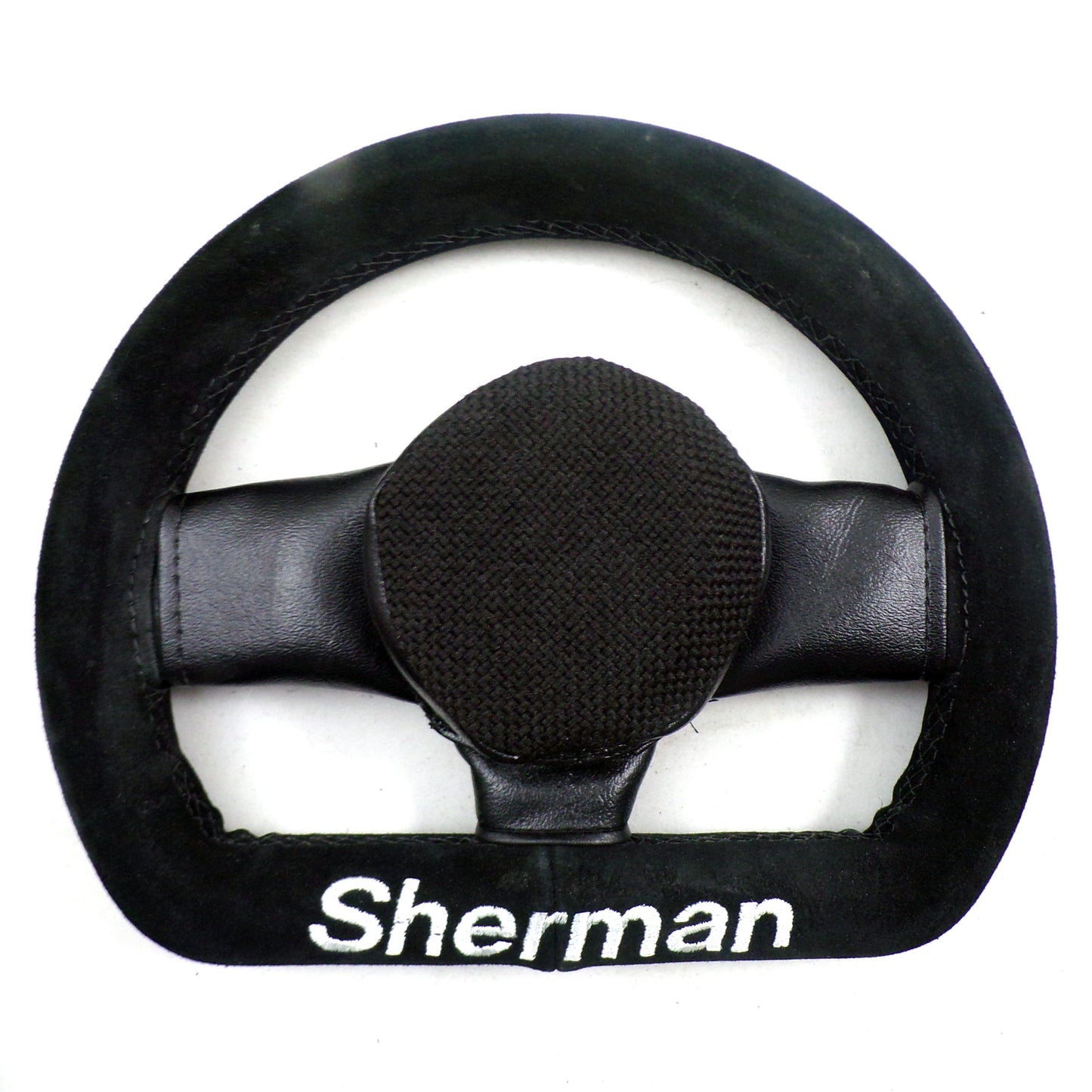 Zero Error Racing Quarter Midget B Suede Sherman Steering Wheel.