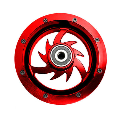 Red Zero Error Racing GoPed Wrath Beadlock Wheel.